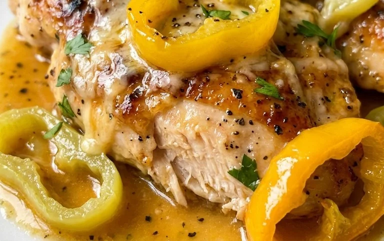 Italian Banana Pepper Chicken