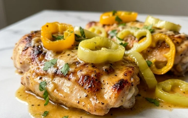 Italian Banana Pepper Chicken