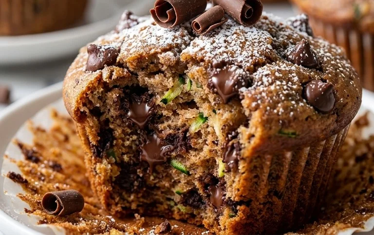 Chocolate Zucchini Muffins