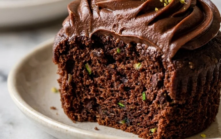Chocolate Zucchini Cupcakes