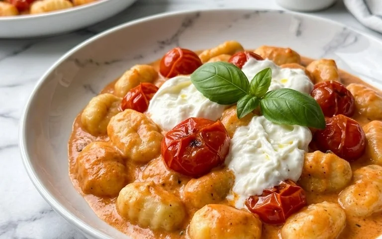 Gnocchi Crémeux Tomates & Burrata : Réconfort Italien