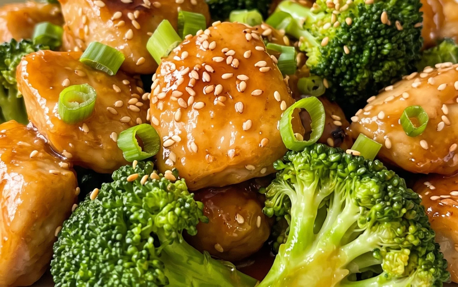 Honey Sesame Chicken and Broccoli