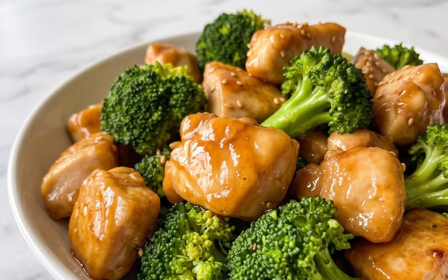 Poulet miel sésame brocoli : facile et savoureux