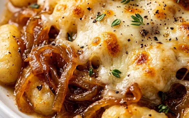 Baked French Onion Gnocchi