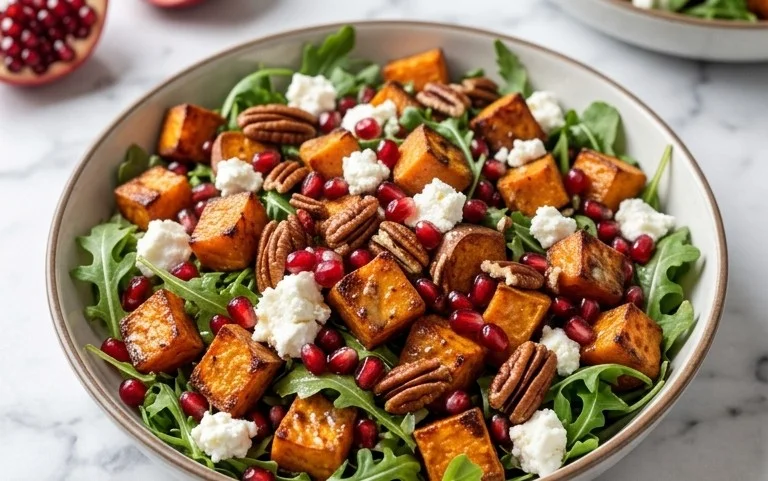 Salade Patate Douce Chèvre: délice automnal facile